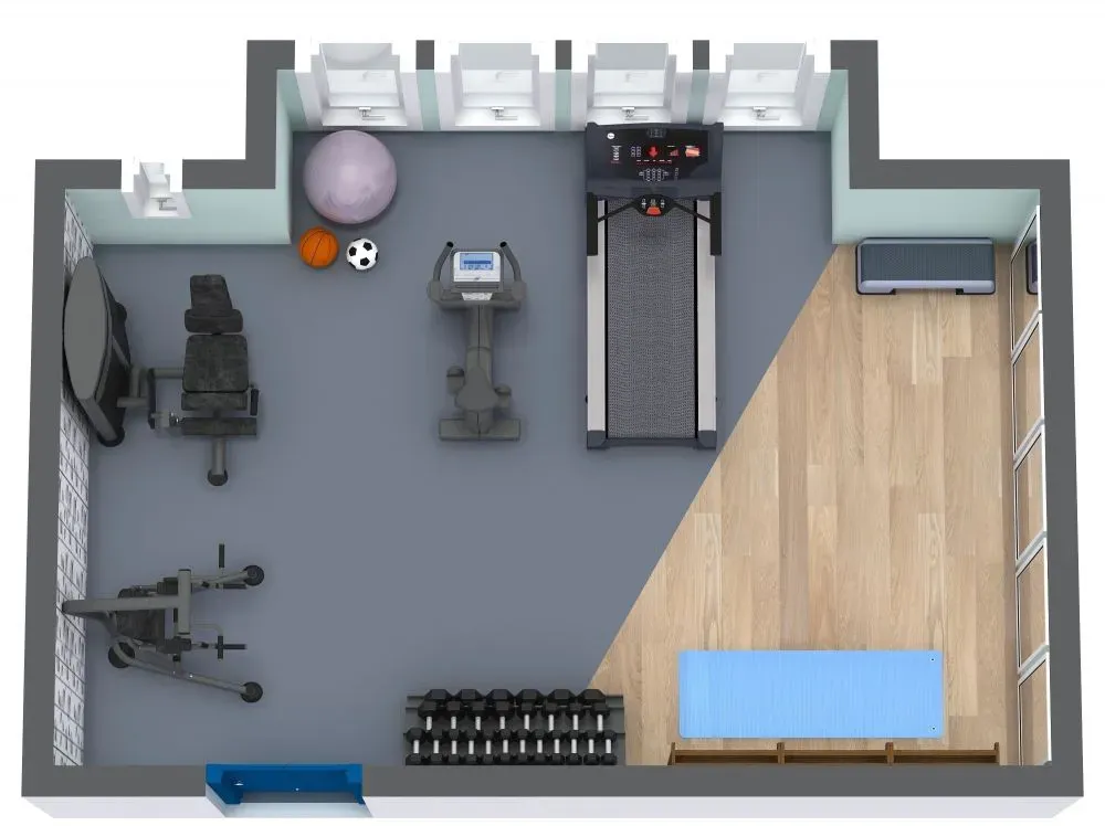 Essential 8 x 10 Home Gym Layout: Maximize Space
