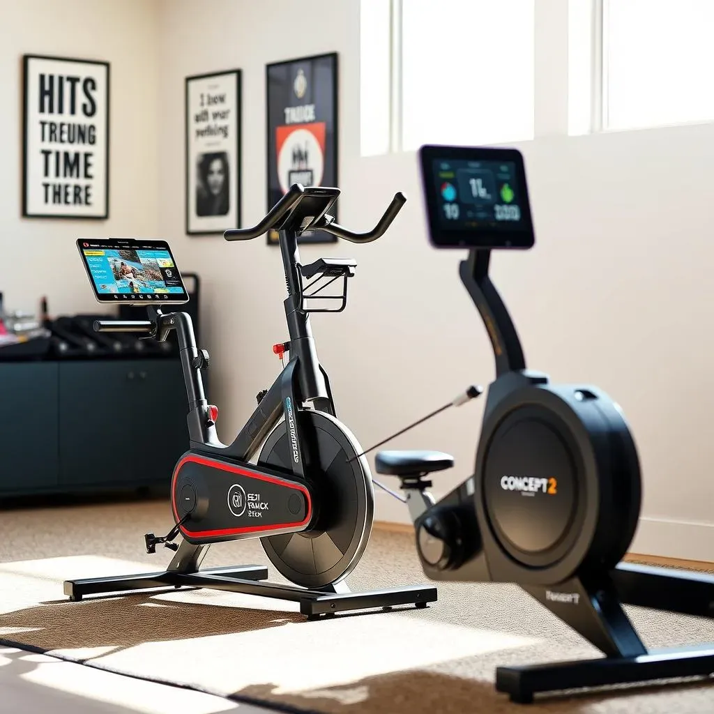 Cardio Equipment: Exercise Bikes and Rowing Machines