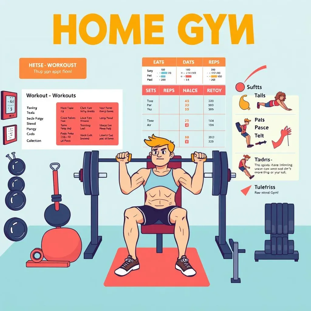 Crafting Your Home Gym Equipment Workout Plan: Sets, Reps, and Weight Selection