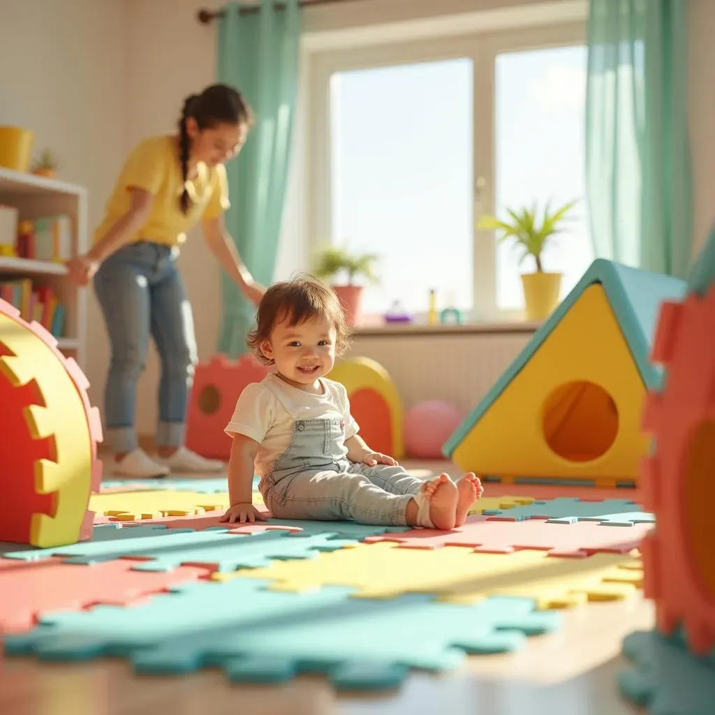 Creating a Safe and Engaging Play Space with Home Gym Equipment for Toddlers