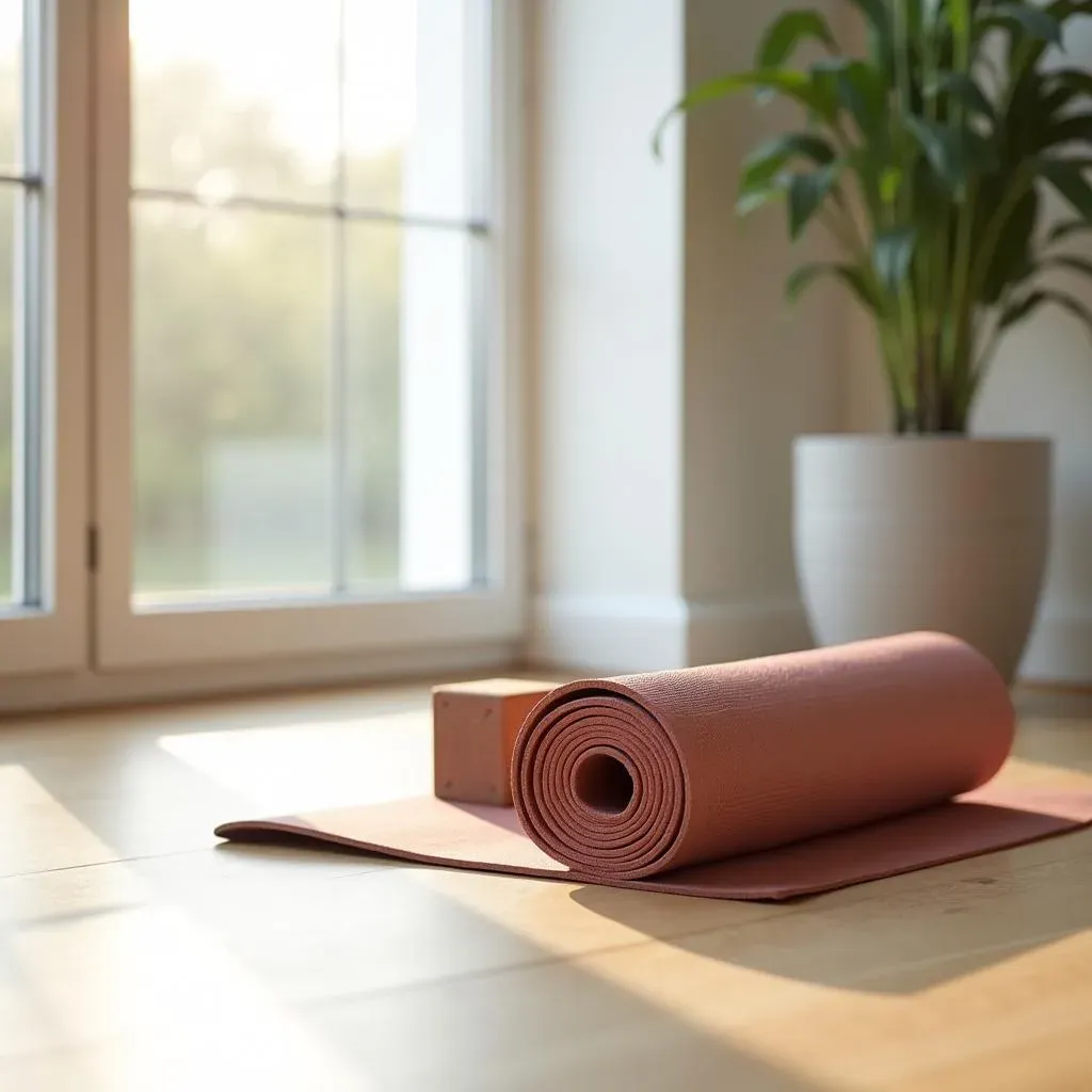 Essential Home Gym Equipment Finds: Yoga Mat and Block
