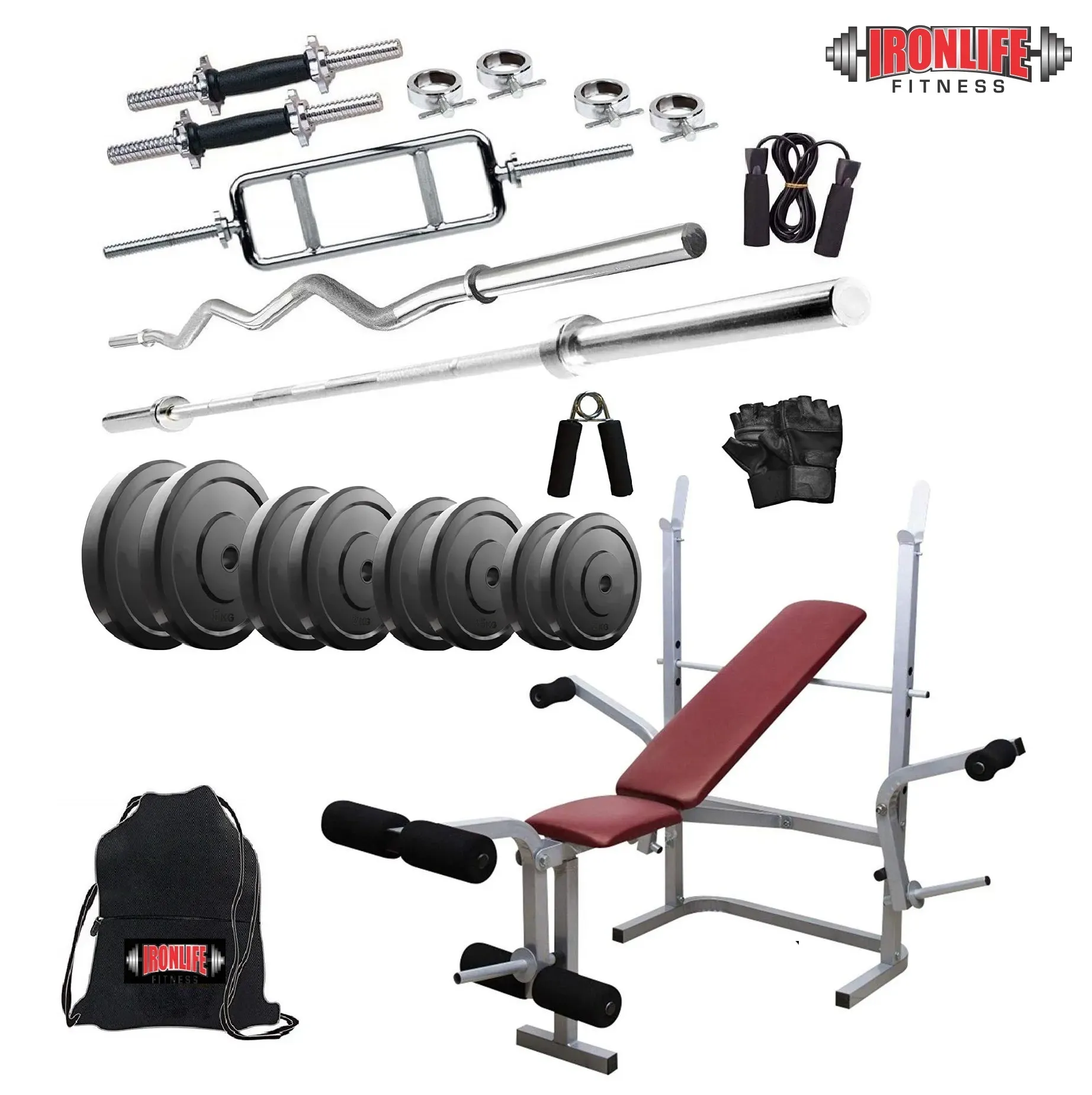 Ultimate Home Gym Set 80 kg: Your Fitness Starts Here