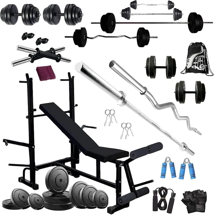 Key Features to Look for in a Home Gym Set 50 kg with Bench
