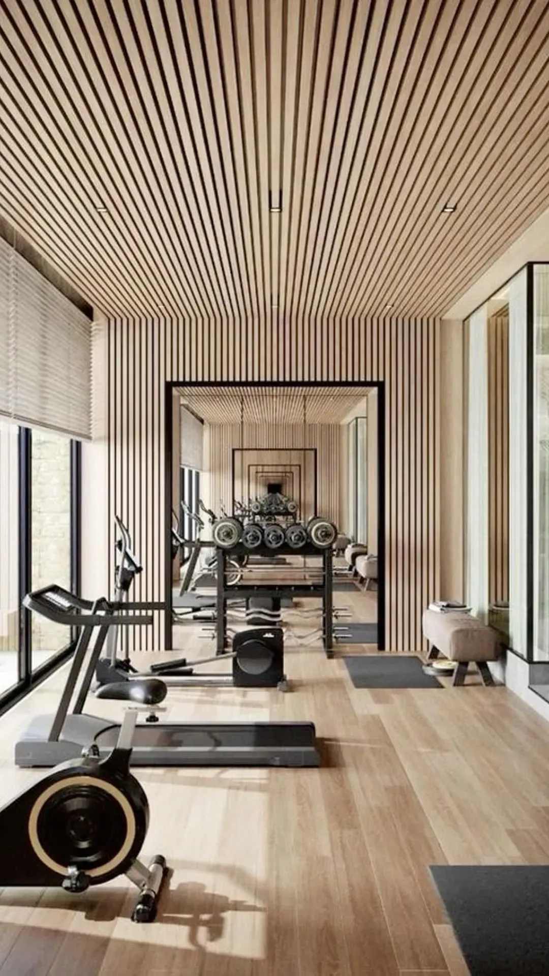 Essential neutral home gym equipment for home