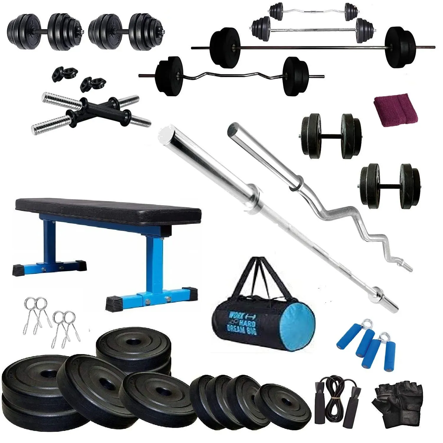 Putting Your 20kg Weights to Work: Versatile Home Gym Training