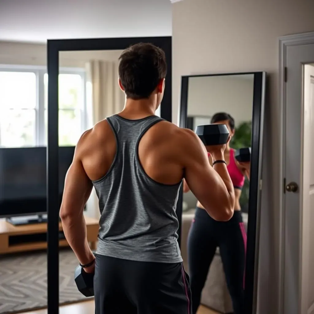 Strength Training with a Home Gym Equipment Mirror: Is It Worth It?